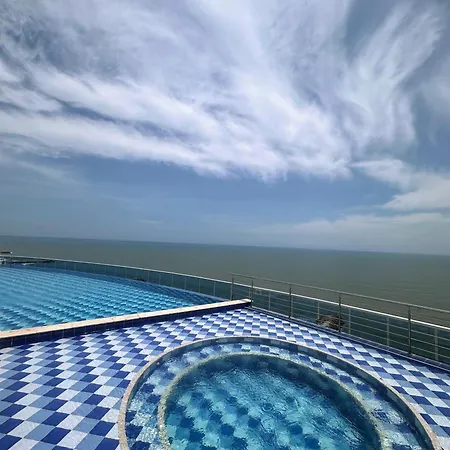 Penthouse Vista Panoramica Frontal Al Mar 450 Mts2 Apartamento *